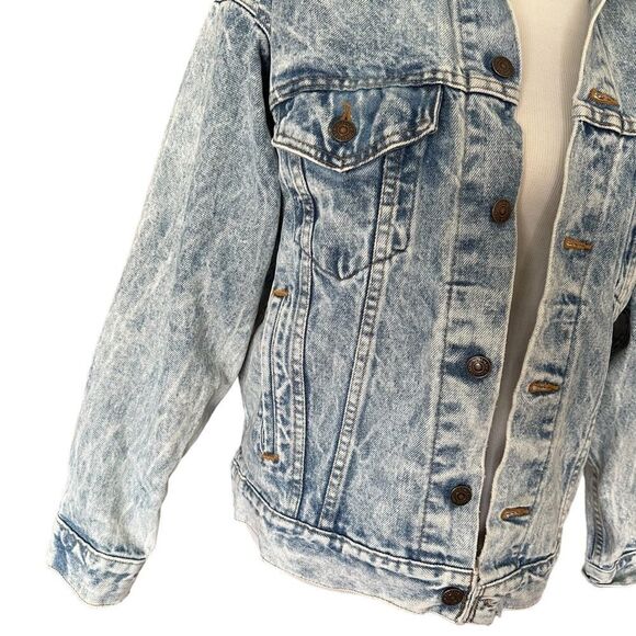 Levi’s Oversized Acid Relaxed Casual Denim Country Baggy Jean Button Jacket - Picture 3 of 11